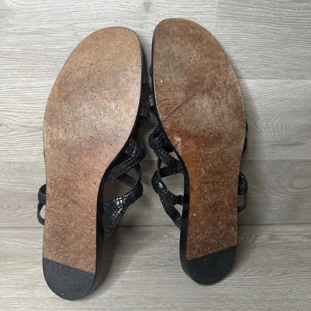 Cole Haan Resort Women's Beachy Strappy Sandal. Very Nice Leather Flip Flop 10.5 - Picture 12 of 12